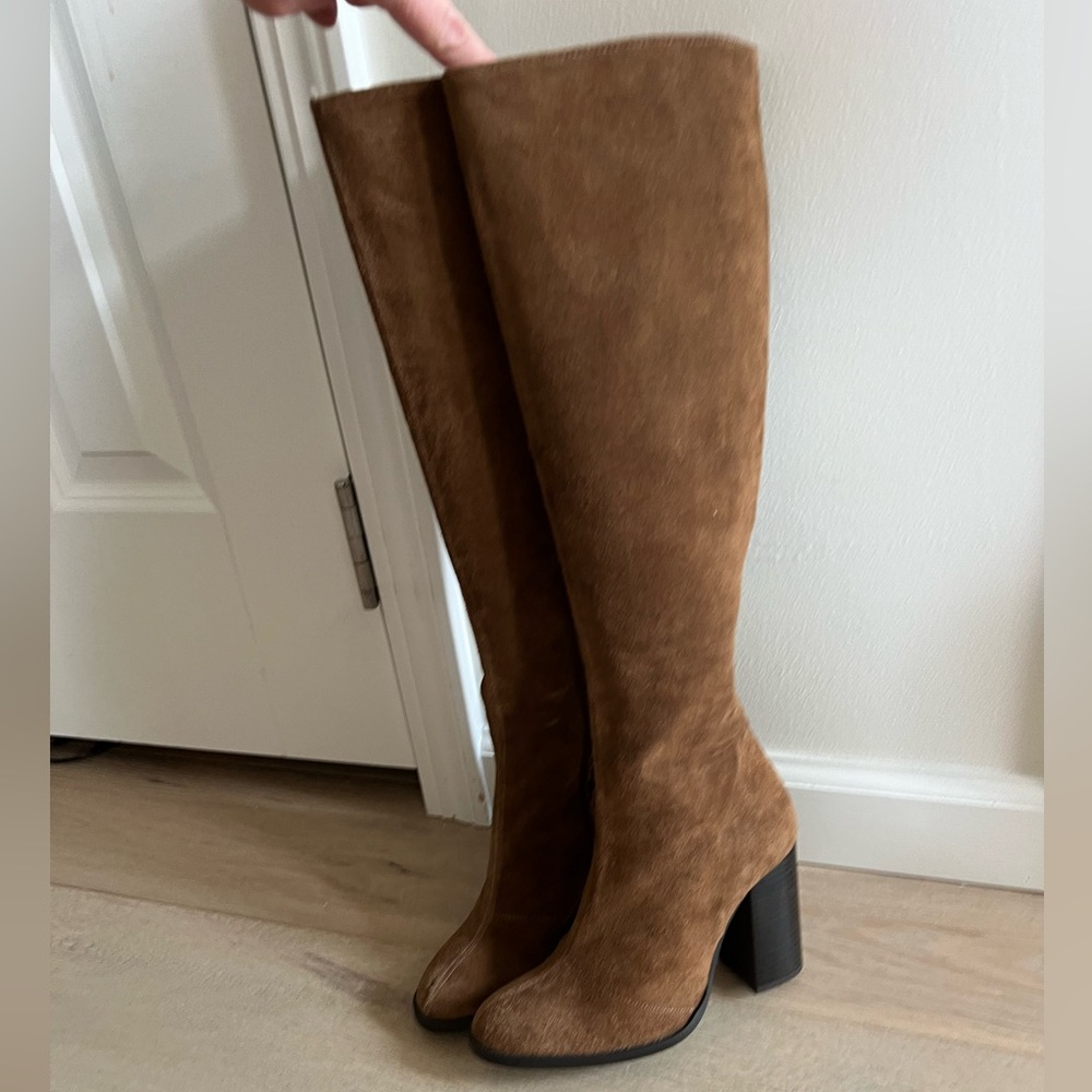 Zara tall leather boots